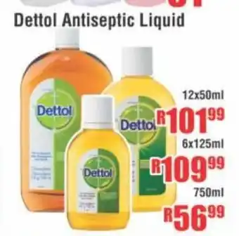 Devland Cash And Carry Dettol Antiseptic Liquid 750ml offer