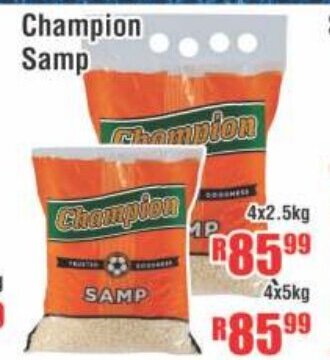 Devland Cash And Carry Champion Samp 4x2.5kg offer