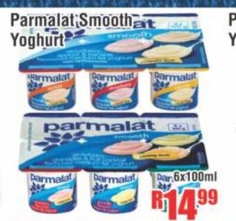 Devland Cash And Carry Parmalat Smooth Yoghurt 6x100ml offer