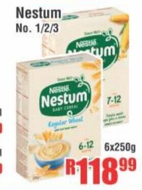 Devland Cash And Carry Nestum No. 1/2/3 6x250g offer