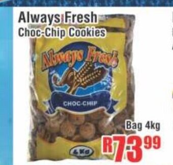 Always Fresh Choc-Chip Cookies Bag 4kg