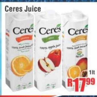 Devland Cash And Carry Ceres Juice 1lt offer