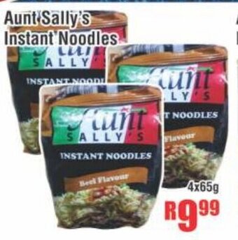 Devland Cash And Carry Aunt Sally's Instant Noodles 4x65g offer
