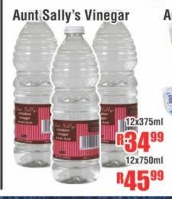 Devland Cash And Carry Aunt Sally's Vinegar 12x375ml offer