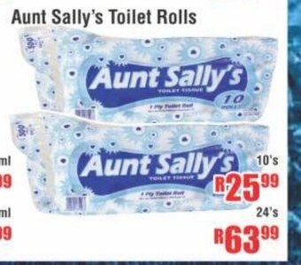 Devland Cash And Carry Aunt Sally's Toilet Rolls 10's offer