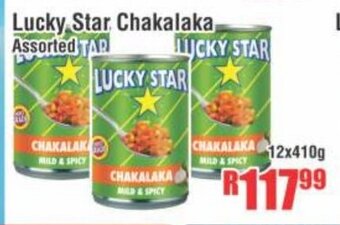 Devland Cash And Carry Lucky Star Chakalaka Assorted 12x410g offer