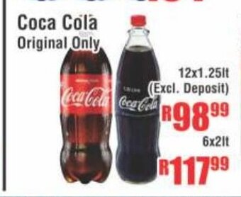 Devland Cash And Carry Coca Cola Original Only 12x1.25lt offer
