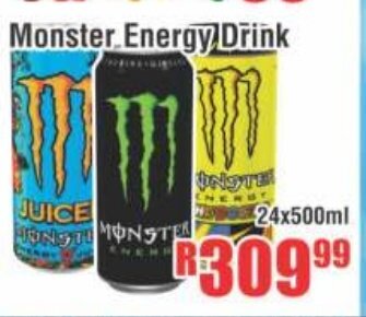 Devland Cash And Carry Monster Energy Drink 24x500ml offer