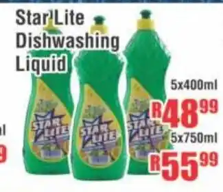 Devland Cash And Carry Star Lite Dishwasher Liquid 5x400ml offer