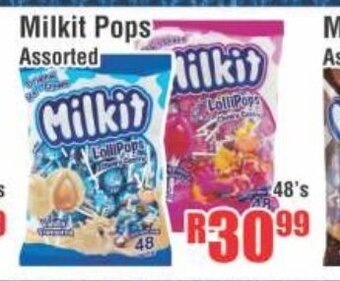 Milkit Pops Assorted 48's