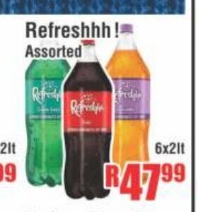 Refreshhh! Assorted 6x2lt
