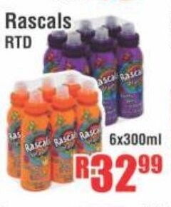 Devland Cash And Carry Rascals RTD 6x300ml offer