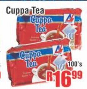 Devland Cash And Carry Cuppa Tea 100's offer
