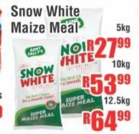 Devland Cash And Carry Snow White Maize Meal 5kg offer