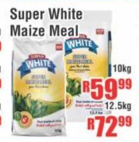 Devland Cash And Carry Super White Maize Meal 10kg offer