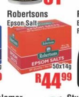 Devland Cash And Carry Robertsons Epson Salt 50x14g offer