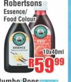 Devland Cash And Carry Robertsons Essence / Food Colour 10x40ml offer