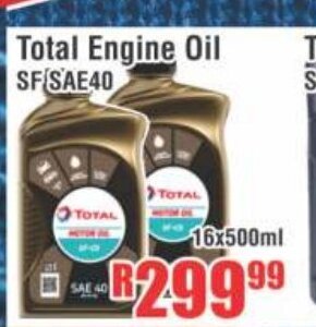 Devland Cash And Carry Total Engine Oil SF SAE40 16x500ml offer