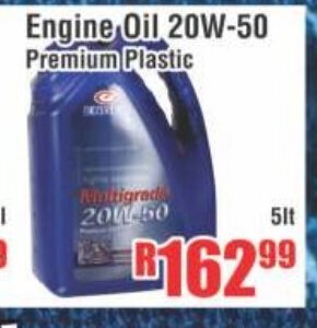 Devland Cash And Carry Engine Oil 20W-50 Premium Plastic 5lt offer