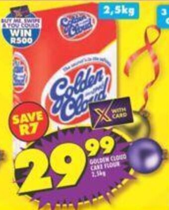 Shoprite Golden Cloud Cake Flour 2,5kg offer