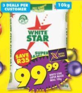 Shoprite White Star Super Maize Meal 10kg offer