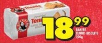 Shoprite Bakers Tennis Biscuits 200g offer