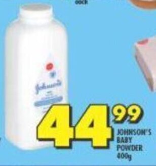 Shoprite Johnson's Baby Powder 400g offer