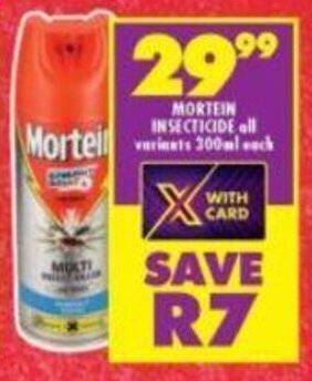 Shoprite Mortein Insecticide all variants 300ml offer