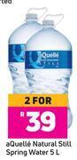 Game Aquelle natural still spring water-for 2 x 5l offer