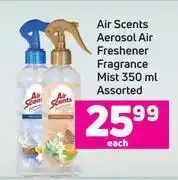 Game Air scents aerosol air freshener fragrance mist assorted-350ml each offer
