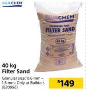Builders Warehouse Blue chem 40kg filter sand offer
