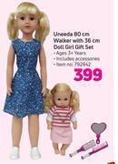 Game Uneeda 80cm walker with 36cm doll girl gift set offer