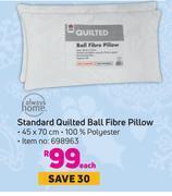 Game Always home standard quilted ball fibre pillow-each offer
