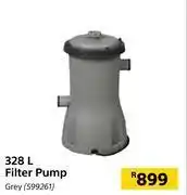 Builders Warehouse Filter pump 328l grey offer