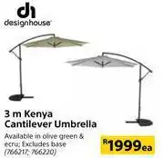 Builders Warehouse Designhouse 3m kenya cantilever umbrella-each offer