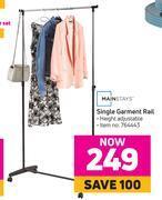 Game Mainstays single garment rail offer