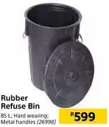 Builders Warehouse 85l rubber refuse bin offer