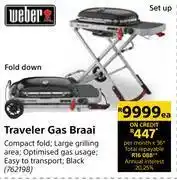 Builders Warehouse Weber traveler gas braai-each offer