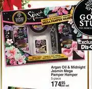 Dis-Chem Good stuff the spaaah collection argan oil midnight jasmin mega pamper hamper (5 piece)-per set offer