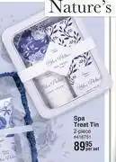 Dis-Chem Nature's edition blue palace spa treat tin (2 piece)-per set offer
