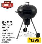 Builders Warehouse Expert grill 560mm charcoal kettle braai offer