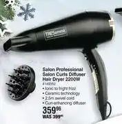 Dis-Chem Tresemme 2200w salon professional salon curls diffuser hair dryer offer