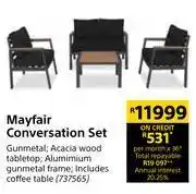 Builders Warehouse Mayfair conversation set offer