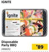 Builders Warehouse Ignite disposable party bbq offer