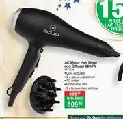 Dis-Chem Dquip ac motor hair dryer and diffuser 2200w offer