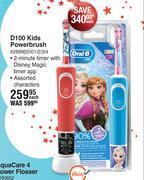 Dis-Chem Oral b d100 kids powerbrush-each offer