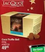 Dis-Chem Jacquot coco truffle ball-200g offer