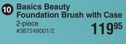 Dis-Chem 2 piece basics beauty foundation brush with case offer