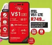 MRP Itel v50 lte offer