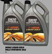 Midas Midas liquid gold fully synthetic oils 5w-40 mi5w40-5l offer